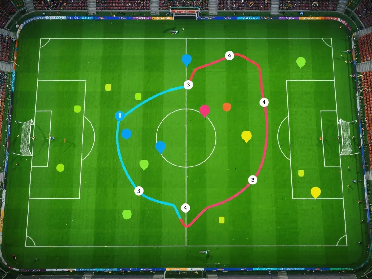 世界杯比赛战术走势示意图